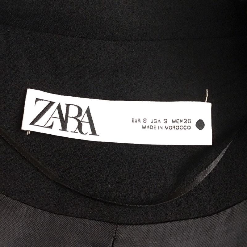 ザラ ZARA ベスト ベスト S 無地 黒 / ブラック /  レディース USED 古着 中古 10113509