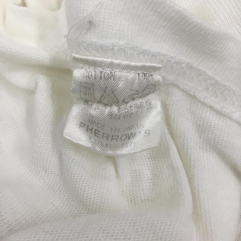 フェローズ Pherrow s Tシャツ 半袖 半袖カットソー プリントTシャツ クルーネックカットソー L プリント 白 / ホワイト /  メンズ USED 古着 中古 10116027