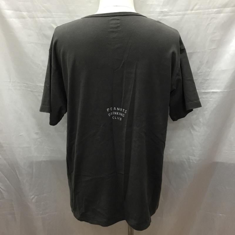 ピーナッツカンパニー PEANUTS＆CO Tシャツ 半袖 半袖カットソー プリントTシャツ クルーネックカットソー L プリント 黒 / ブラック /  メンズ USED 古着 中古 10118653