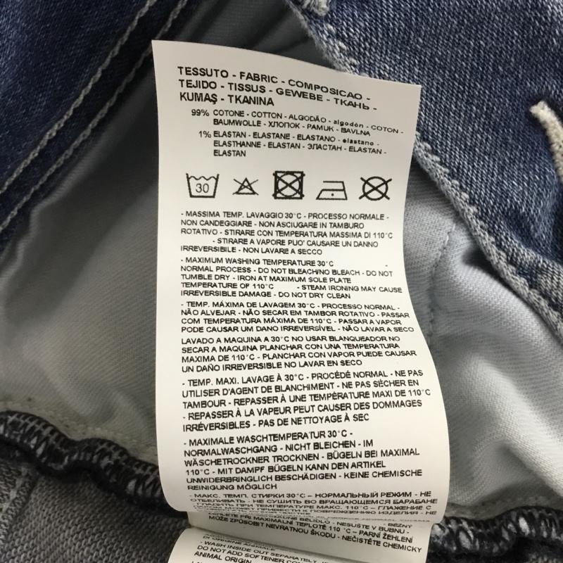 アルマーニエクスチェンジ ARMANI EXCHANGE パンツ デニム、ジーンズ デニムパンツ スリムパンツ ストレッチパンツ ジーンズ 34インチ 無地 インディゴ / インディゴ /  メンズ USED 古着 中古 10120098