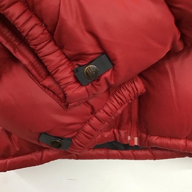 ザノースフェイス THE NORTH FACE ジャケット、上着 ダウンジャケット ジップアップジャケット ダウンジャケット アウター ロゴ、文字 黒 / ブラック / X 赤 / レッド /  メンズ USED 古着 中古 10138980