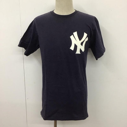マジェスティック MAJESTIC Tシャツ 半袖 半袖カットソー プリントTシャツ クルーネックカットソー M プリント 紺 / ネイビー /  メンズ USED 古着 中古 10111150
