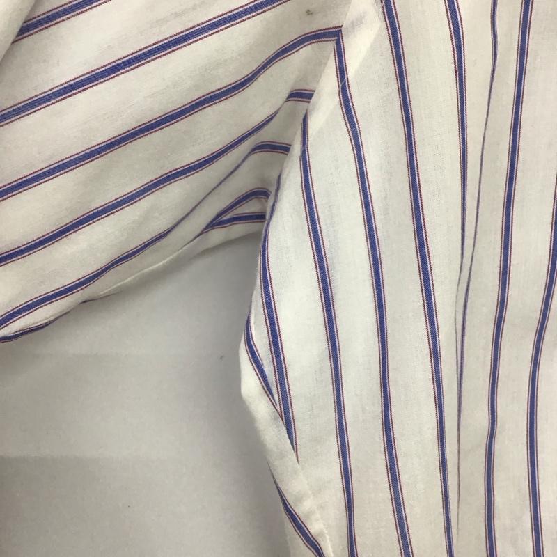 古着 USED シャツ、ブラウス 長袖 VAN HEUSEN ボタンダウンシャツ 90s ストライプ 白 / ホワイト /  メンズ USED 古着 中古 10130757