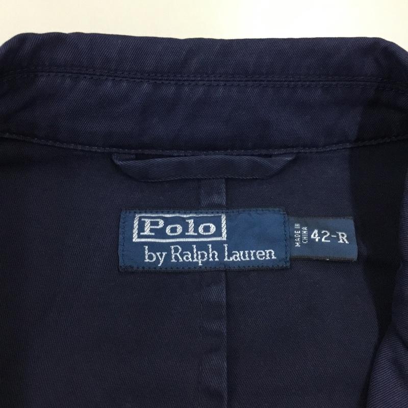 ポロバイラルフローレン Polo by RALPH LAUREN ジャケット、上着 ジャケット、ブレザー MNBLOTWM5L00003 コットン 42 ロゴ、文字 紺 / ネイビー /  メンズ USED 古着 中古 10118932
