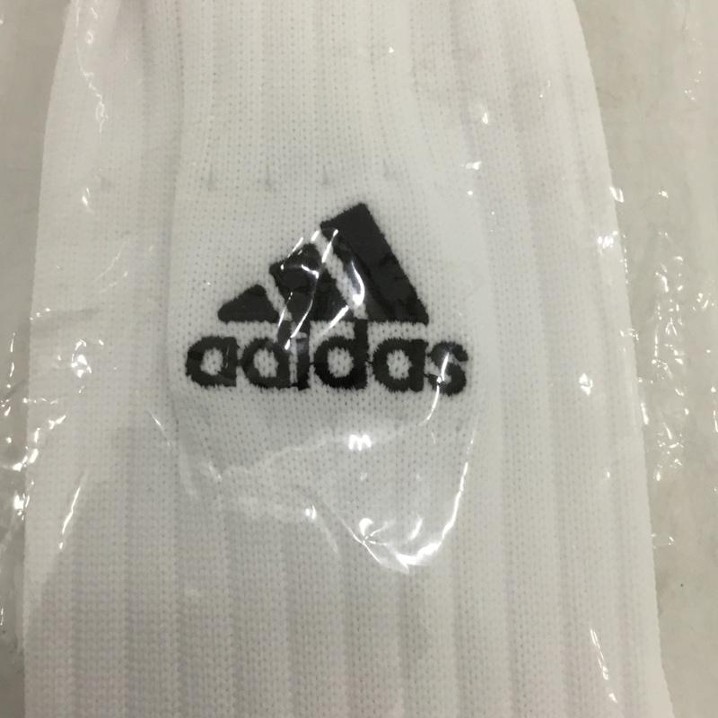 アディダス adidas ファッション小物 ファッション小物 R0082 3ストライプ ゲームソックス サッカー キッズ 19cm 20cm 21cm ロゴ、文字 白 / ホワイト / X 黒 / ブラック /  ボーイズ USED 古着 中古 10132142