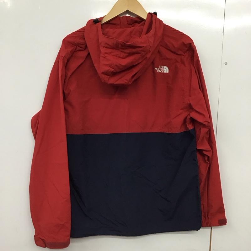 ザノースフェイス THE NORTH FACE ジャケット、上着 ジャンパー、ブルゾン np71530 ナイロンジャケット ジップアップジャケット S ロゴ、文字 赤 / レッド / X 紺 / ネイビー /  メンズ USED 古着 中古 10150092