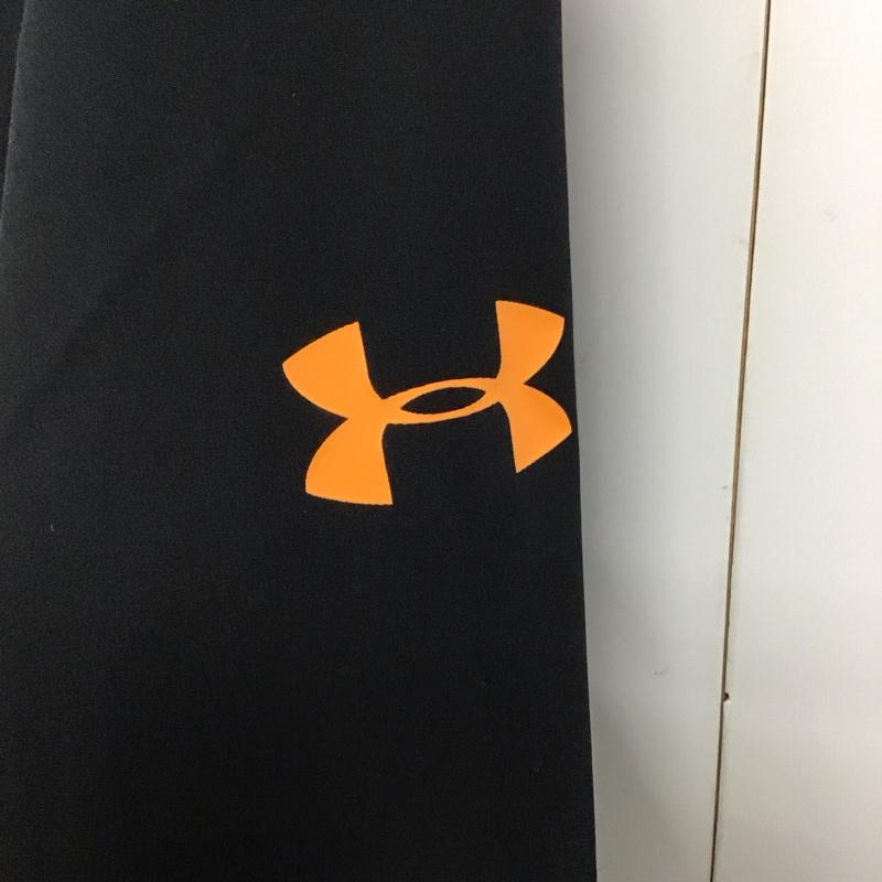 アンダーアーマー UNDER ARMOUR ジャケット、上着 ジャンパー、ブルゾン ジップアップジャケット ナイロンジャケットパーカー アウター L ロゴ、文字 黒 / ブラック /  メンズ USED 古着 中古 10141685