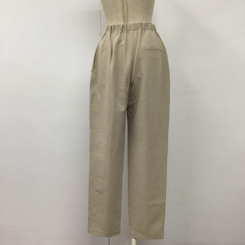ミラオーウェン Mila Owen ボトムス ボトムス 09WFP215161 タックデザインテーパードパンツ 0 無地 ベージュ / ベージュ /  レディース USED 古着 中古 10120018