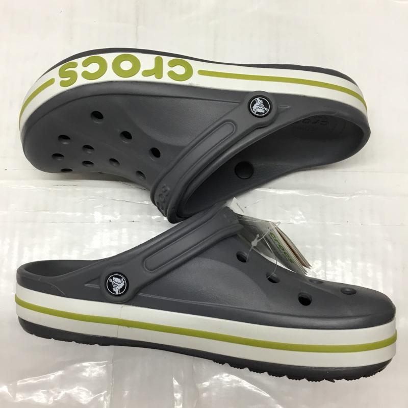 クロックス crocs サンダル サンダル 205089-0A3 Bayaband Clog 26cm サボ 26.0cm ロゴ、文字 灰 / グレー /  メンズ USED 古着 中古 10110662