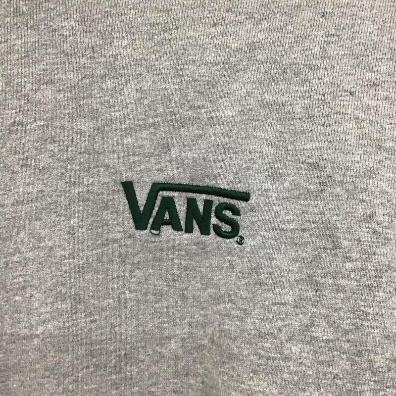 バンズ VANS トレーナー 長袖 長袖トレーナー スウェット クルーネック プルオーバー S ロゴ、文字 灰 / グレー /  メンズ USED 古着 中古 10146048