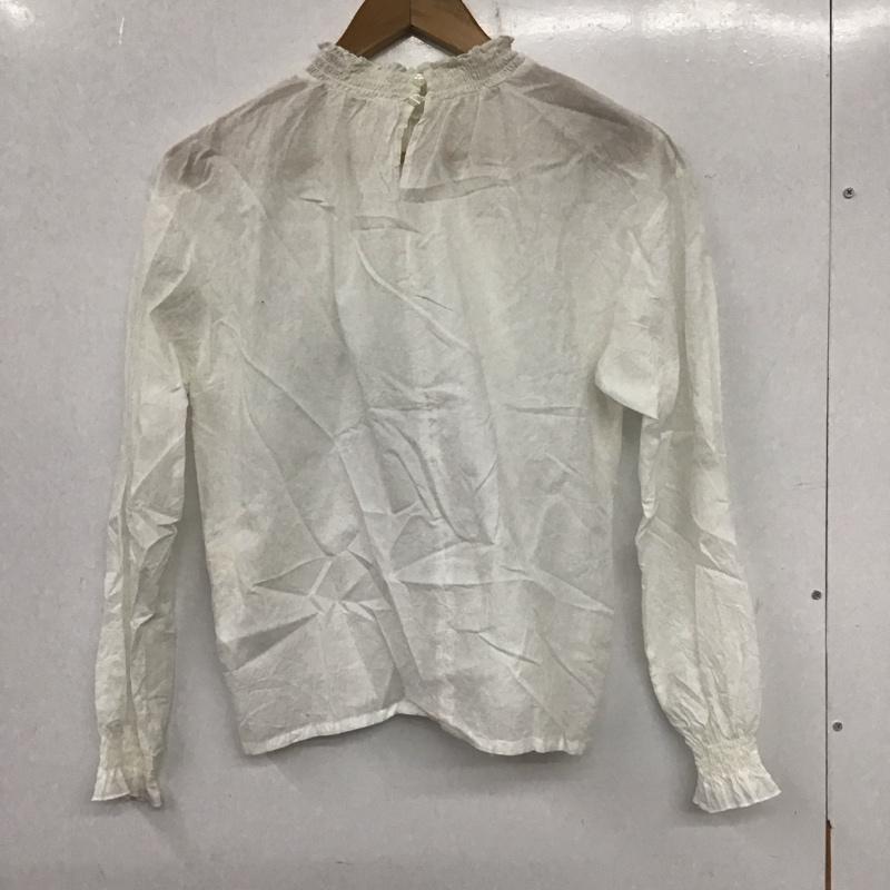 エヘカソポ ehka sopo カットソー 長袖 M 無地 白 / ホワイト /  レディース USED 古着 中古 10140391