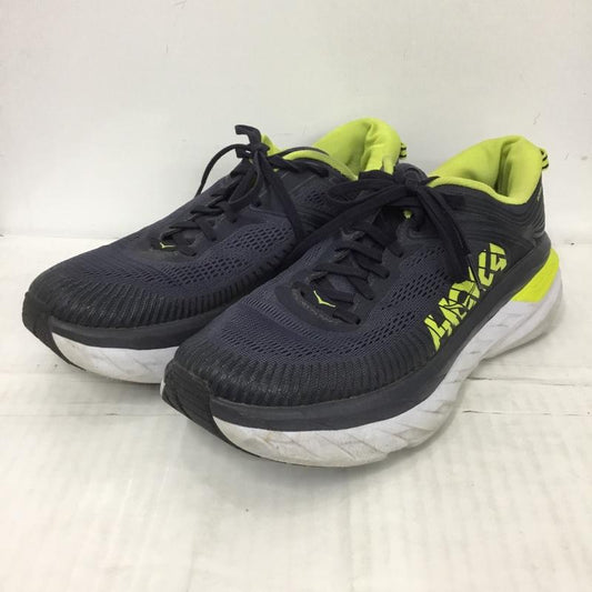 ホカオネオネ HOKA ONEONE スニーカー スニーカー BONDI 7 1110518 OGDW 26.5cm 26.5cm ロゴ、文字 紺 / ネイビー / X 黄 / イエロー / X 白 / ホワイト /  メンズ USED 古着 中古 10123995