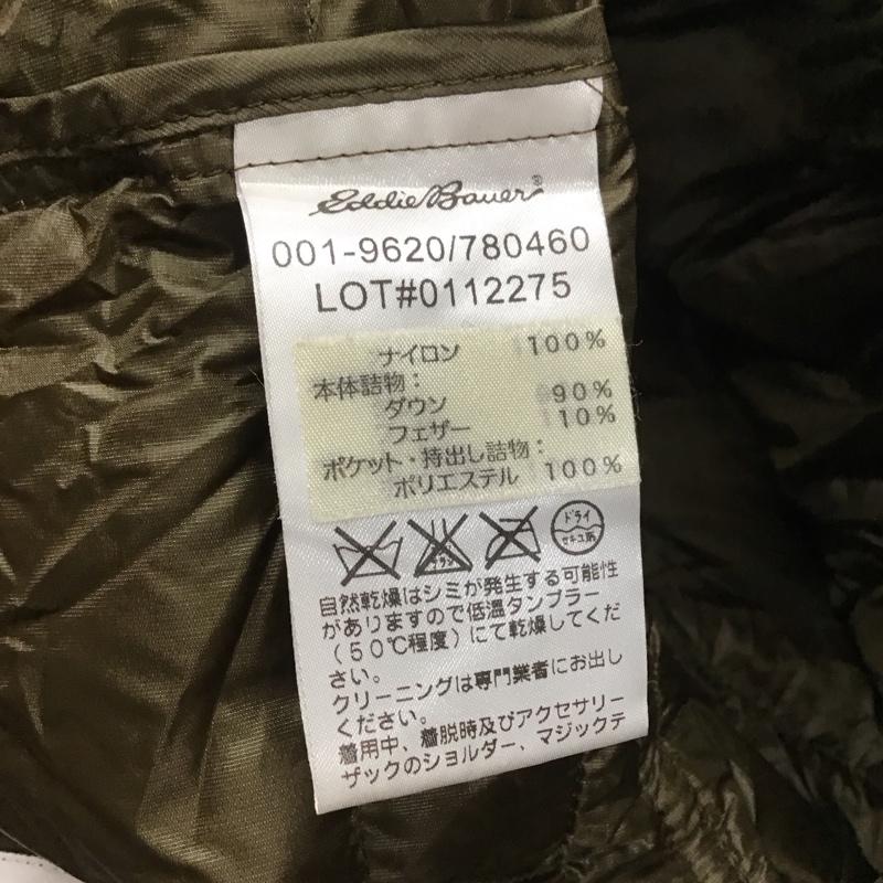 エディーバウアー Eddie Bauer ジャケット、上着 ジャンパー、ブルゾン ジップアップジャケット ジャンパー ジャケット ダウンジャケット アウター M ロゴ、文字 カーキ / カーキ /  メンズ USED 古着 中古 10110766