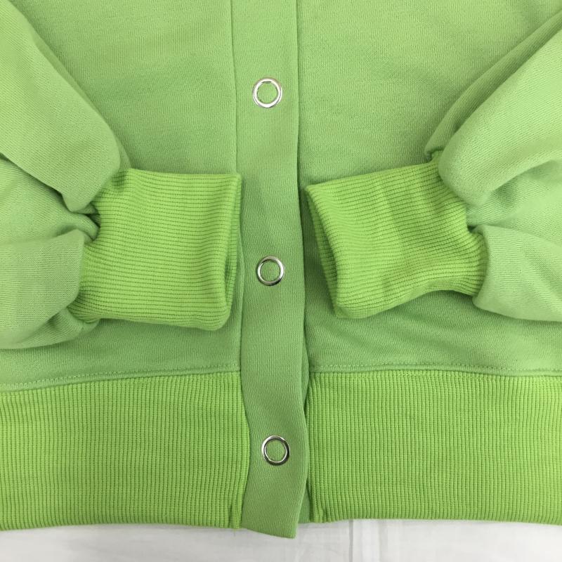 レイカズン Ray Cassin カーディガン 長袖 422-838748 FREE 無地 黄緑 / イエローグリーン /  レディース USED 古着 中古 10142550