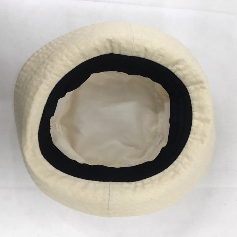 スラッシャー THRASHER 帽子 ハット FLAME LOGO BUCKET HAT バケットハット バケハ ロゴ、文字 アイボリー / アイボリー /  メンズ USED 古着 中古 10123174