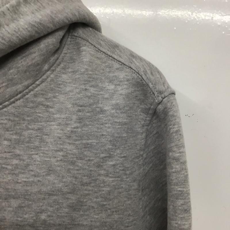 トミー ジーンズ TOMMY JEANS パーカー 長袖 L 無地 X 刺繍 灰 / グレー /  メンズ USED 古着 中古 10144896