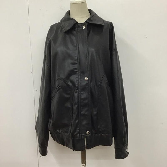 ザラ ZARA ジャケット、上着 ジャンパー、ブルゾン ジップアップジャケット ジャンパー ジャケット カジュアルジャケット アウター M 無地 黒 / ブラック /  レディース USED 古着 中古 10123743