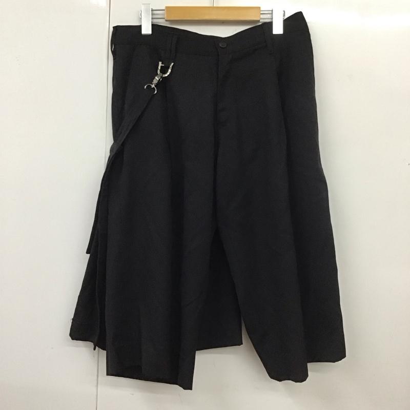 キリュウキリュウ kiryuyrik パンツ ショートパンツ ハーフパンツ ショートパンツ カジュアルパンツ ワイドパンツ M 無地 黒 / ブラック /  メンズ USED 古着 中古 10110435