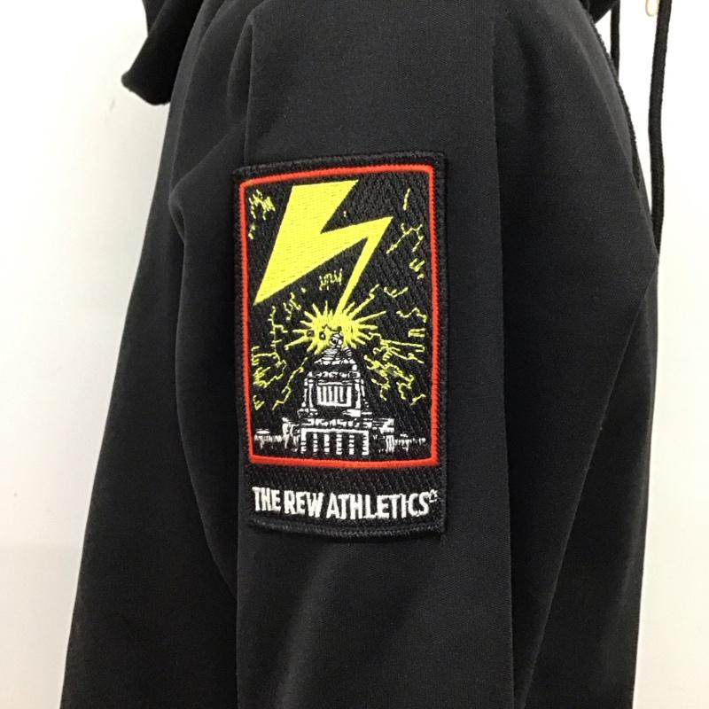 古着 USED ジャケット、上着 ジャケット、ブレザー therewathletics gore-tex windstopper ジップアップパーカー ジップアップジャケット 2 ロゴ、文字 黒 / ブラック /  メンズ USED 古着 中古 10119209