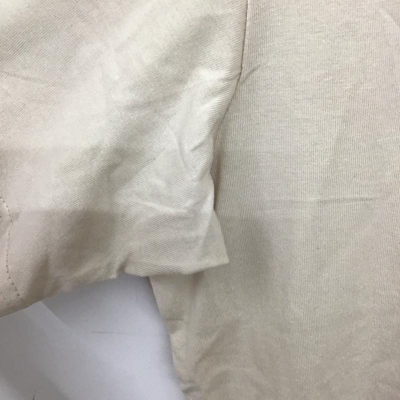 ザノースフェイス THE NORTH FACE Tシャツ 半袖 半袖カットソー プリントTシャツ クルーネックカットソー XL ロゴ、文字 ベージュ / ベージュ /  メンズ USED 古着 中古 10128663