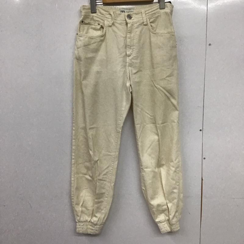 ザラ ZARA ボトムス ボトムス M 無地 アイボリー / アイボリー /  レディース USED 古着 中古 10151157