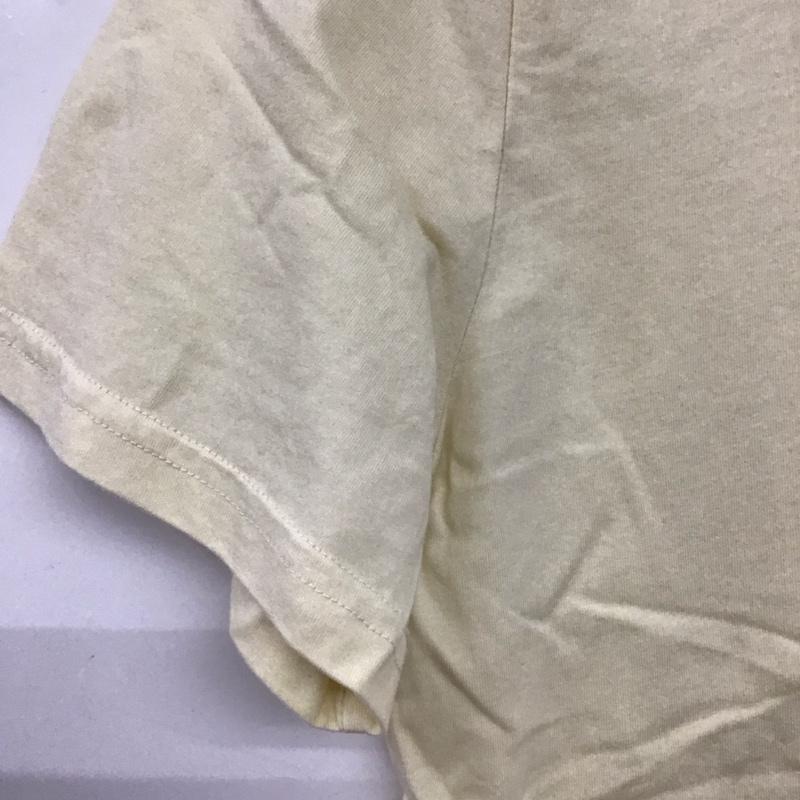 アニエス・ベー agnes b. Tシャツ 半袖 OF320051 クルーネック 4 ロゴ、文字 黄 / イエロー /  レディース USED 古着 中古 10138969