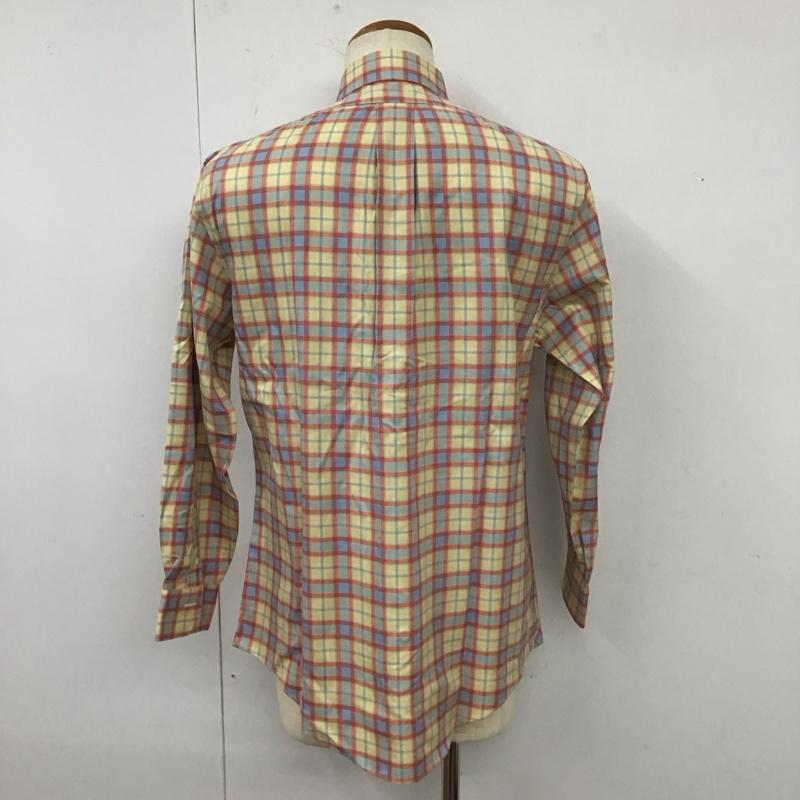 ブルックスブラザーズ BROOKS BROTHERS シャツ、ブラウス 長袖 長袖シャツ カラーシャツ ポケットシャツ 長袖カットソー チェックシャツ M チェック マルチカラー / マルチカラー /  メンズ USED 古着 中古 10112774