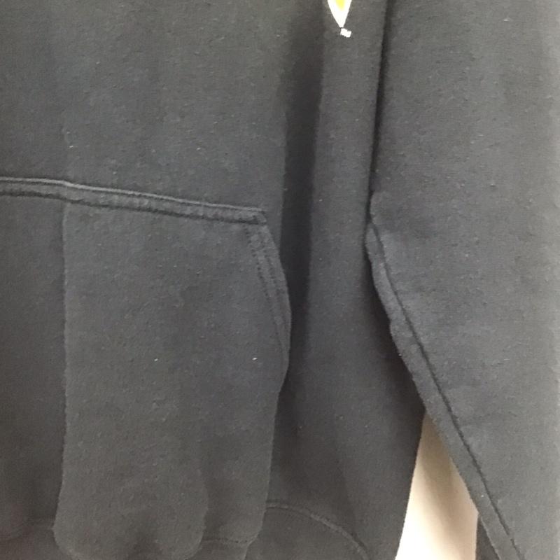 ギルダン GILDAN パーカー 長袖 長袖パーカー プルオーバーパーカー スウェット M ロゴ、文字 紺 / ネイビー /  メンズ USED 古着 中古 10148971