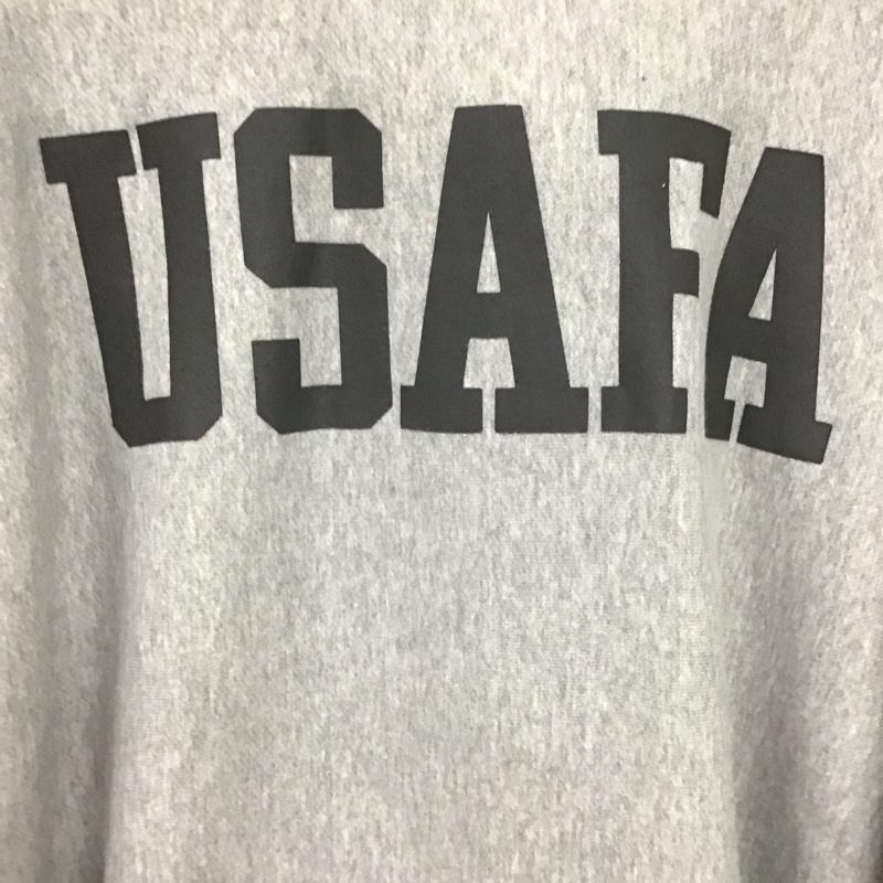 バズリクソンズ Buzz Rickson s パーカー 長袖 長袖パーカー プルオーバーパーカー スウェット XXL ロゴ、文字 灰 / グレー /  メンズ USED 古着 中古 10147800