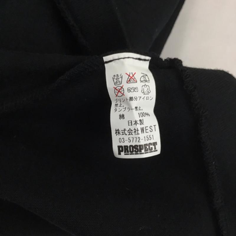 プロスペクト PROSPECT Tシャツ 半袖 半袖カットソー プリントTシャツ クルーネックカットソー L ロゴ、文字 黒 / ブラック /  メンズ USED 古着 中古 10126605