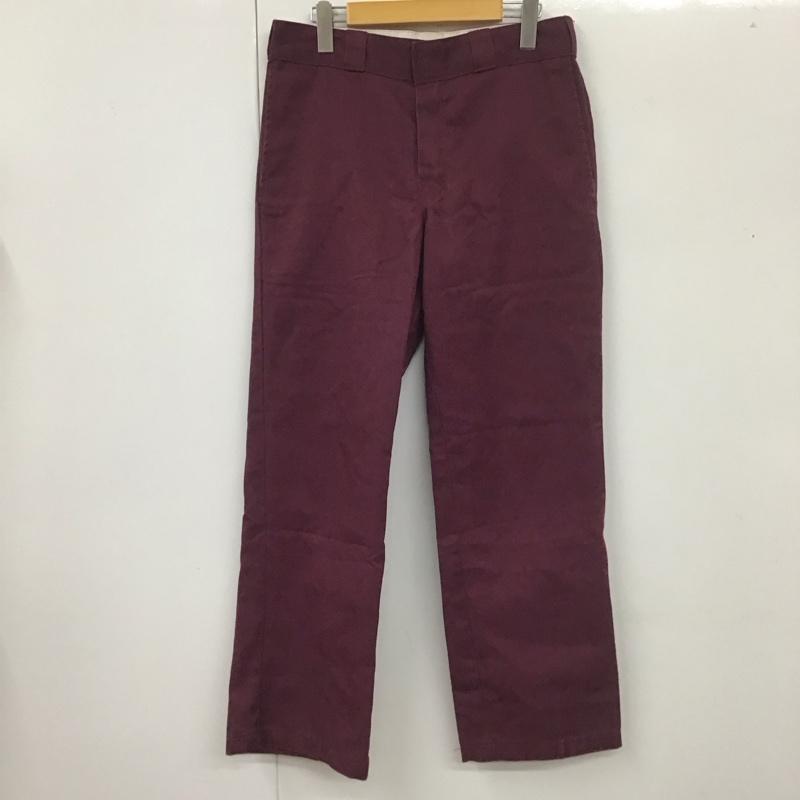 ディッキーズ Dickies パンツ ワークパンツ、ペインターパンツ ワークパンツ ワイドパンツ カジュアルパンツ 32インチ 無地 紫 / パープル /  メンズ USED 古着 中古 10112157