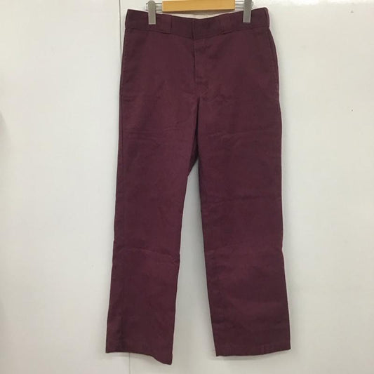 ディッキーズ Dickies パンツ ワークパンツ、ペインターパンツ ワークパンツ ワイドパンツ カジュアルパンツ 32インチ 無地 紫 / パープル /  メンズ USED 古着 中古 10112157