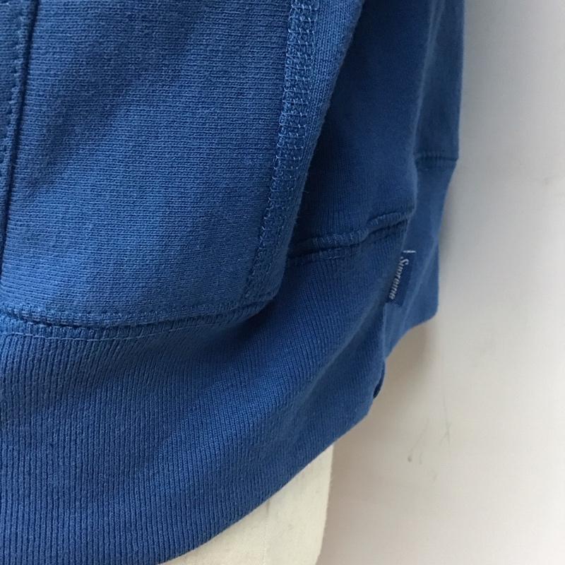 シュプリーム Supreme パーカー 長袖 21FW ボックスロゴフーディースウェットシャツ 長袖パーカー L ロゴ、文字 青 / ブルー /  メンズ USED 古着 中古 10115138