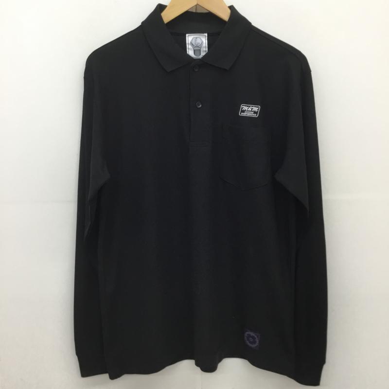 エムアンドエム M&M カットソー 長袖 03-3721-0903 M&M 長袖カットソー L 無地 黒 / ブラック /  メンズ USED 古着 中古 10128189