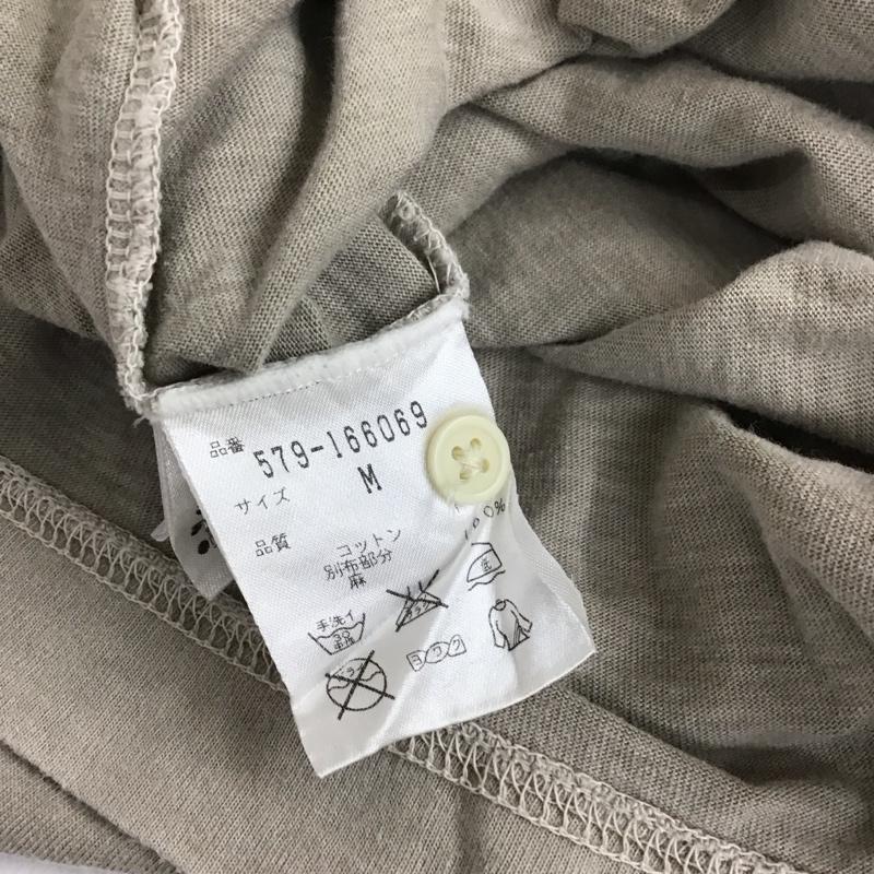 エムエイチエル MHL. ポロシャツ 半袖 半袖ポロシャツ カラーシャツ 半袖カットソー M 無地 ベージュ / ベージュ /  メンズ USED 古着 中古 10114697