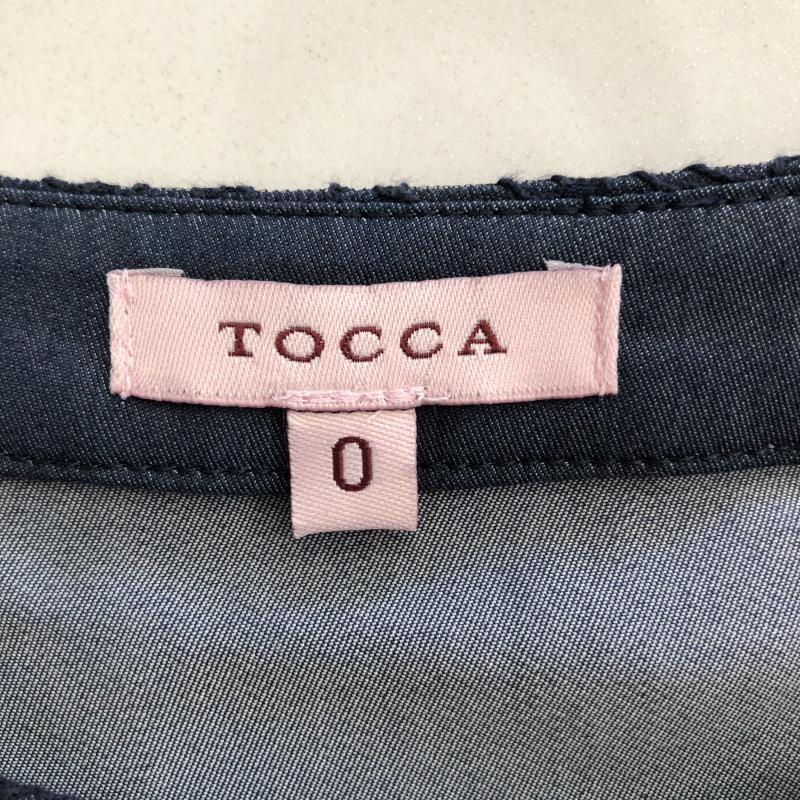 トッカ TOCCA ジャケット、上着 ジャンパー、ブルゾン 0 無地 X 刺繍 紺 / ネイビー /  レディース USED 古着 中古 10009529