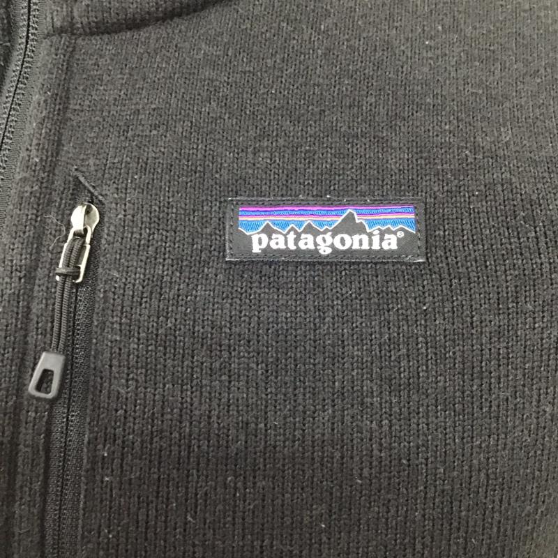 パタゴニア patagonia ジャケット、上着 ジャンパー、ブルゾン 25970fa16 ジップアップジャケット フリースジャケット アウター XS ロゴ、文字 黒 / ブラック /  メンズ USED 古着 中古 10120057
