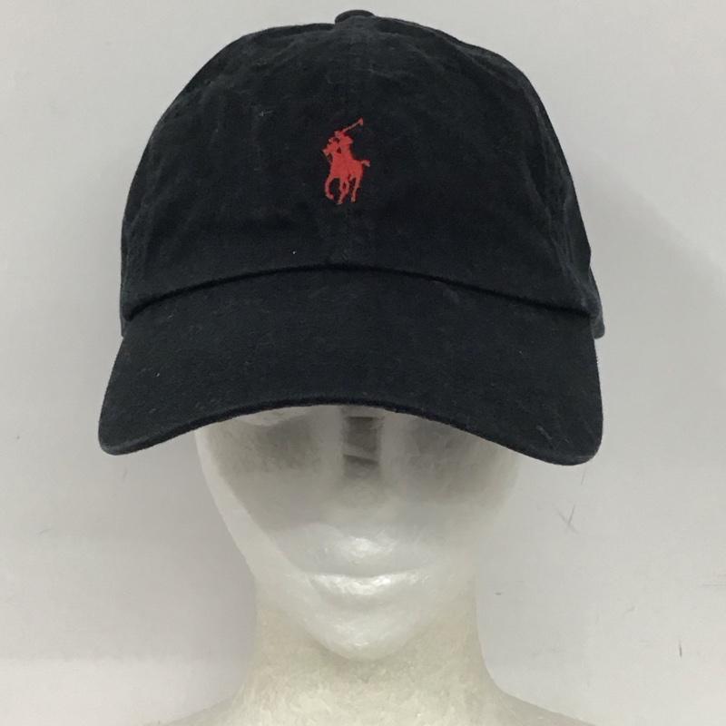 ラルフローレン RALPHLAUREN 帽子 キャップ ワンポイント 黒 / ブラック /  レディース USED 古着 中古 10139357