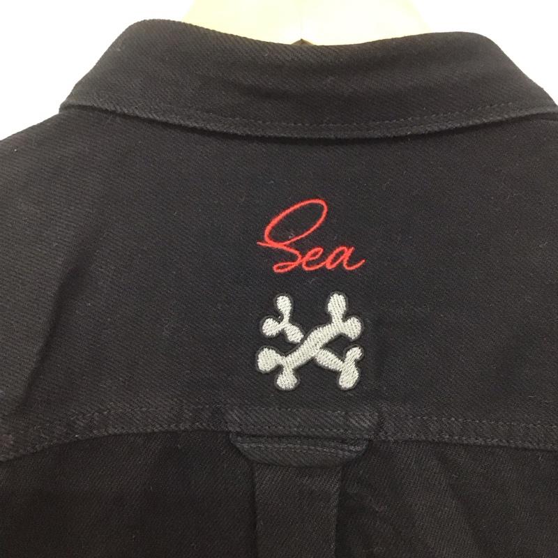 ウィンダンシー WIND AND SEA シャツ、ブラウス 長袖 wds-c-jrn-26-q1-sh-01 JERONSHIRT JeronBraxton 長袖シャツ L 無地 黒 / ブラック /  メンズ USED 古着 中古 10144483