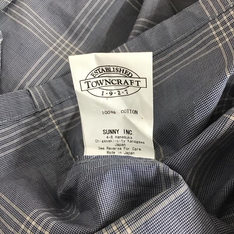 タウンクラフト TOWNCRAFT シャツ、ブラウス 半袖 半袖シャツ 前ボタンシャツ チェックシャツ M チェック マルチカラー / マルチカラー /  メンズ USED 古着 中古 10128673