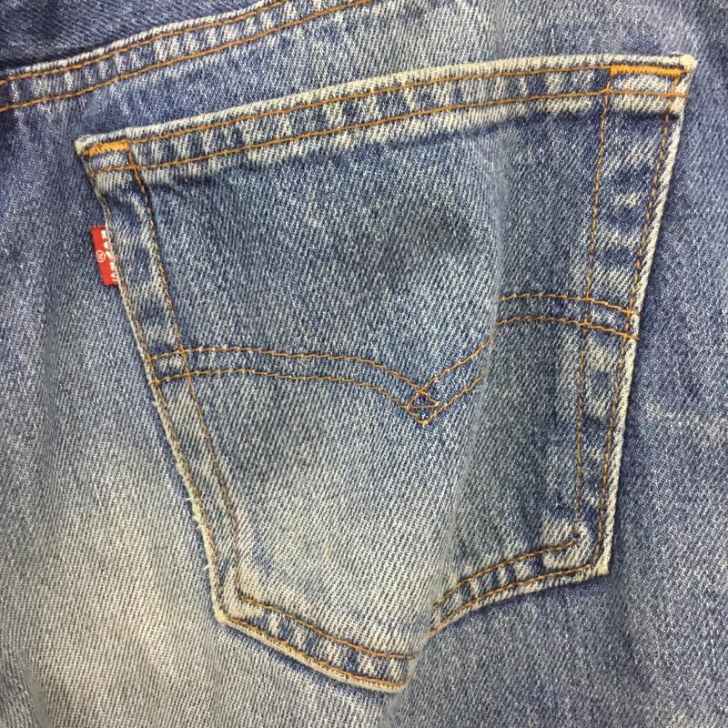 リーバイス Levi s パンツ デニム、ジーンズ デニムパンツ ストレートパンツ ワイドパンツ カジュアルパンツ 32インチ 無地 インディゴ / インディゴ /  メンズ USED 古着 中古 10120093