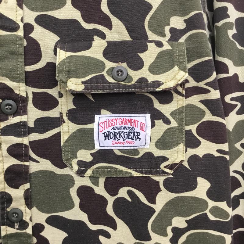 ステューシー STUSSY ジャケット、上着 ジャケット、ブレザー M カモフラージュ柄・迷彩 緑 / グリーン /  メンズ USED 古着 中古 10110371