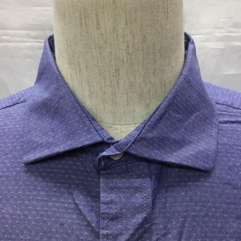 トミーヒルフィガー TOMMY HILFIGER シャツ、ブラウス 長袖 XL  紺 / ネイビー /  メンズ USED 古着 中古 10116099