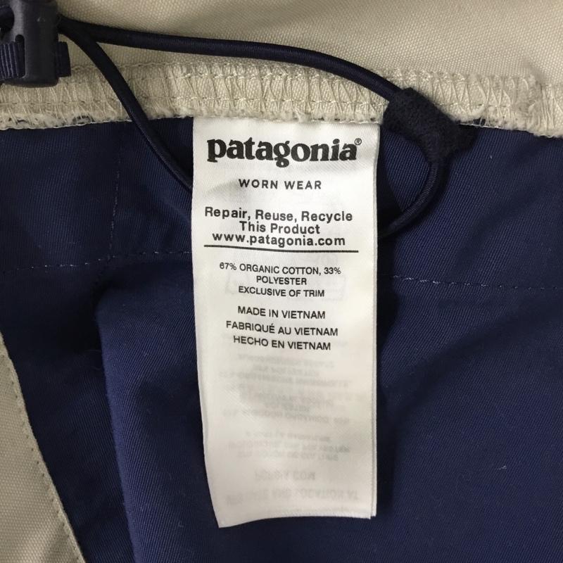 パタゴニア patagonia ジャケット、上着 ジャンパー、ブルゾン 25345SP19 マウンテンパーカー プルオーバー S ロゴ、文字 アイボリー / アイボリー / X 紺 / ネイビー /  メンズ USED 古着 中古 10119748