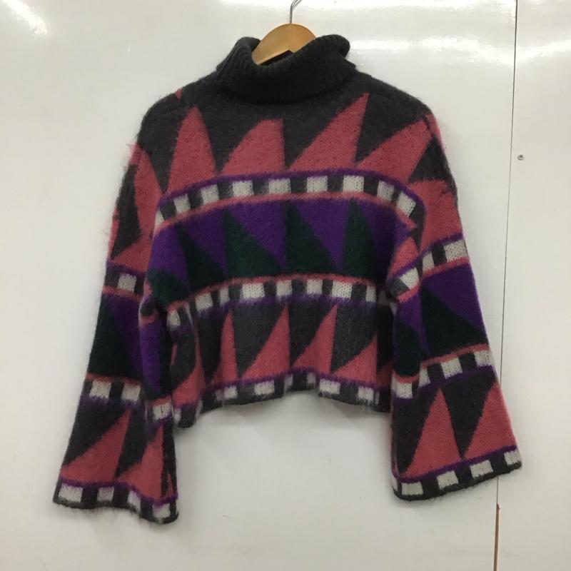 グレースコンチネンタル GRACE CONTINENTAL ニット、セーター 長袖 36  マルチカラー / マルチカラー /  レディース USED 古着 中古 10138804