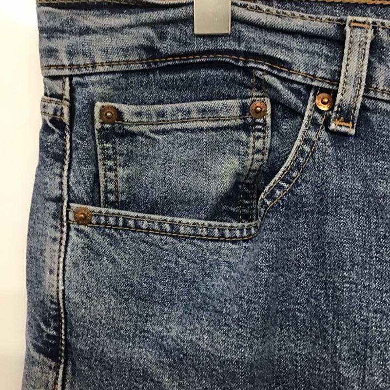 リーバイストラウスアンドコー Levi Strauss & co. パンツ デニム、ジーンズ デニムパンツ スリムパンツ カジュアルパンツ ストレッチパンツ 34 無地 インディゴ / インディゴ /  メンズ USED 古着 中古 10140557