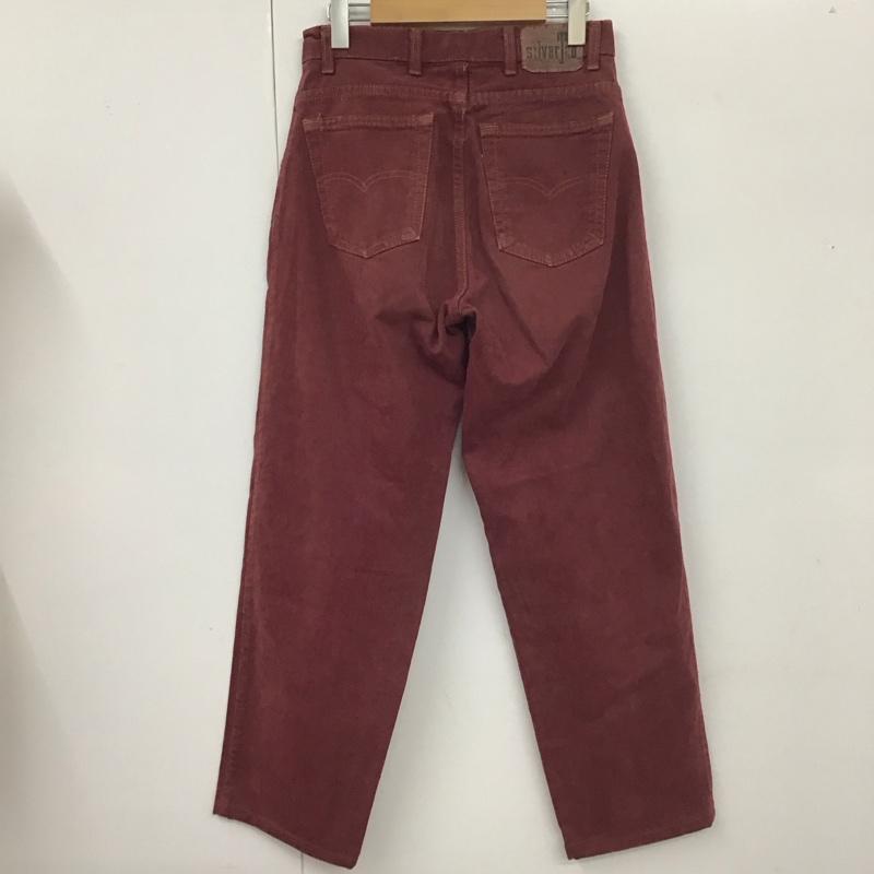リーバイス Levi s パンツ デニム、ジーンズ silver tab baggy 90年代 後染め W29 L34 29インチ 無地 えんじ / ワインレッド /  メンズ USED 古着 中古 10112660