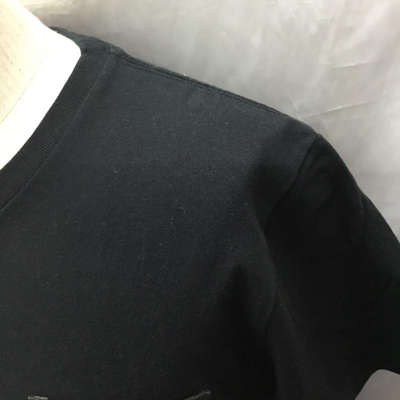 アベイシングエイプ A BATHING APE Tシャツ 半袖 L 無地 黒 / ブラック /  メンズ USED 古着 中古 10121703