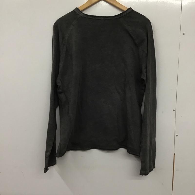 ザラ ZARA カットソー 長袖 4174 815 250 ラグランスリーブ M 無地 チャコールグレー / チャコールグレー /  レディース USED 古着 中古 10139258