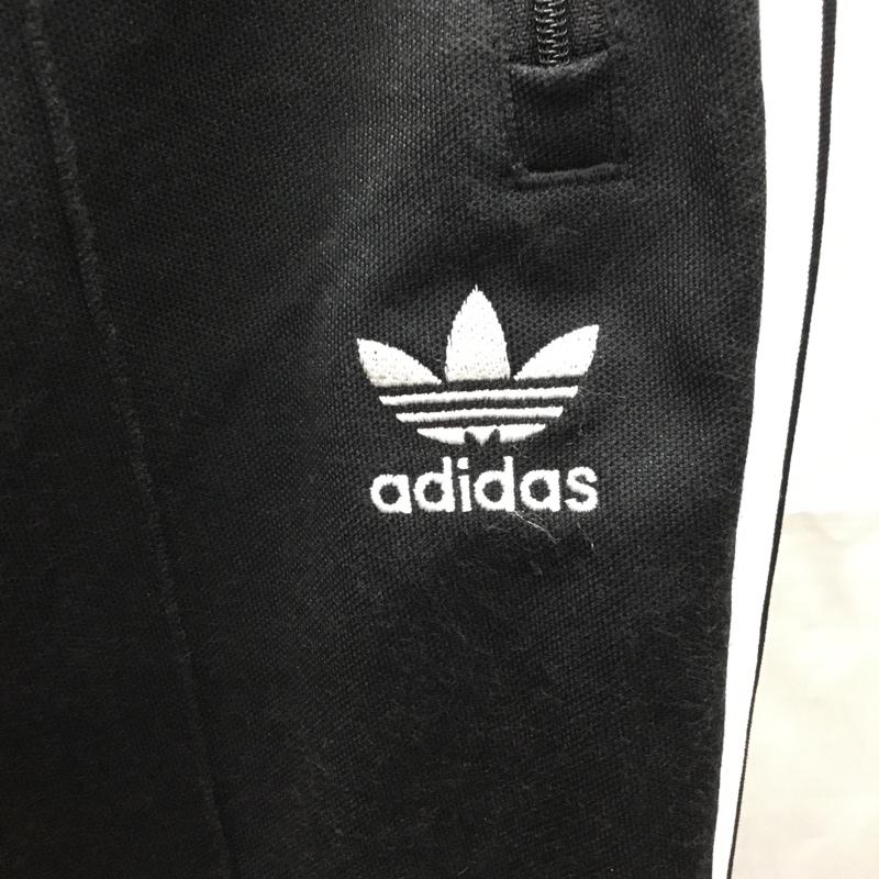 アディダス adidas ボトムス ボトムス cw1269 トラックパンツ ジャージパンツ スポーツウェア L ロゴ、文字 黒 / ブラック / X 白 / ホワイト /  メンズ USED 古着 中古 10114159